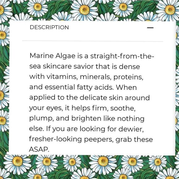 Hydrating Marine Algae Eye Patches by Generation Skin - Picture 6 of 8